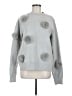 Tibi 100% Cotton Gray Pullover Sweater Size M - photo 1