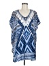 Seafolly 100% Viscose Blue Short Sleeve Blouse Size 0 - photo 1