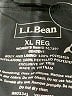 L.L.Bean 100% Polyester Argyle Black Jacket Size XL - photo 6