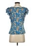 Eclair Blue Short Sleeve Top Size S - photo 2