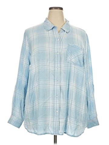 Style&Co Long Sleeve Button-Down Shirt (view 1)