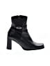 Pesaro 100% Leather Black Ankle Boots Size 8 - photo 1