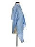 Zara Blue 3/4 Sleeve Button-Down Shirt Size XS - photo 4