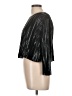 Zara Basic 100% Polyester Black 3/4 Sleeve Top Size L - photo 5