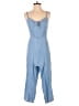 Old Navy 100% Lyocell Solid Blue Jumpsuit Size M - photo 1
