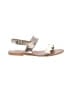 ASOS Silver Tan Sandals Size 4 - photo 1