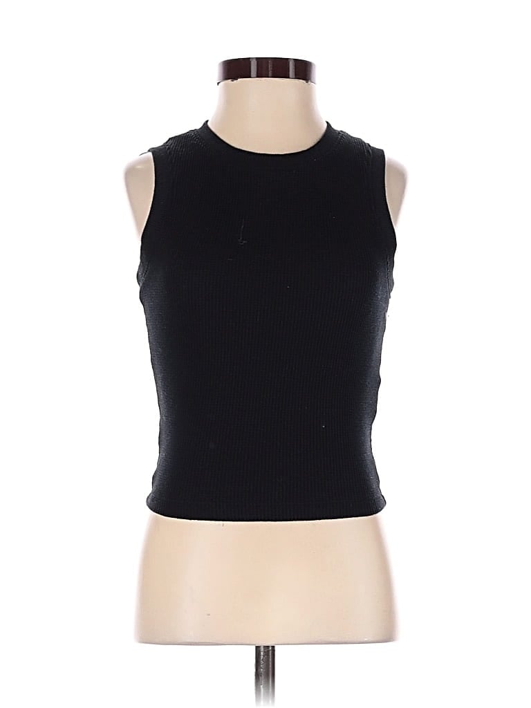 Pre-owned Hollister Tank Top Black Halter Neckline Tops