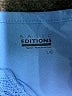 Basic Editions 100% Cotton Blue Short Sleeve Blouse Size L - photo 4