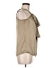 Adiva 100% Polyester Tan Sleeveless Blouse Size M - photo 4