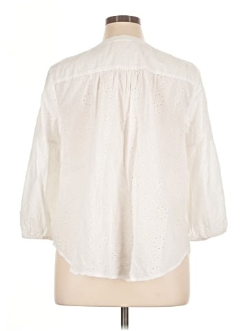 J.Jill 3/4 Sleeve Button-Down Shirt (view 2)