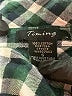 Timing 100% Cotton Plaid Green Long Sleeve Button-Down Shirt Size S - photo 7