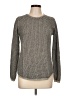 Jeanne Pierre 100% Cotton Houndstooth Gray Pullover Sweater Size L - photo 1