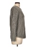 Jeanne Pierre 100% Cotton Houndstooth Gray Pullover Sweater Size L - photo 4
