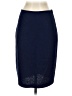 St. John Solid Blue Wool Skirt Size 2 - photo 1