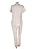 Active by Old Navy Solid Ivory Jumpsuit Size M - photo 2