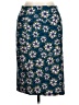 Lularoe Floral Teal Casual Skirt Size M - photo 1