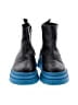 Forever 21 Blue Black Ankle Boots Size 10 - photo 2