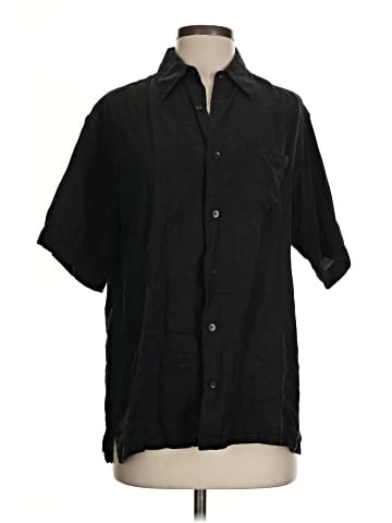 Tasso Elba Short Sleeve Silk Top (view 1)