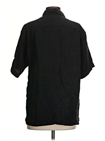 Tasso Elba Short Sleeve Silk Top (view 2)