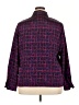 Koret 100% Polyester Tweed Purple Long Sleeve Blouse Size 18 - photo 2