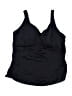 Lands' End Solid Black Swimsuit Top Size 20W - photo 1