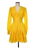 ME+EM 100% Silk Yellow Cocktail Dress Size 8 - photo 1