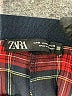 Zara Plaid Red Casual Pants Size M - photo 7