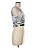 Poprageous Silver Sports Bra Size M - photo 4