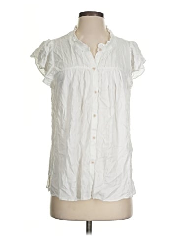 Rose + Olive Short Sleeve Blouse (view 1)