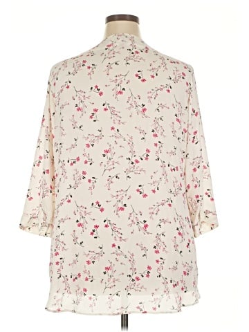 Rose + Olive 3/4 Sleeve Blouse (view 2)