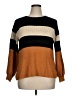 Downeast Color Block Brown Pullover Sweater Size XL - photo 1