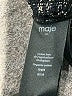 Maje Plaid Blue Black Sweater Vest Size Med (2) - photo 5