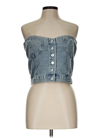 Jeans Tube Top (view 1)