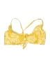 Roxy Print Yellow Swimsuit Top Size L - photo 1