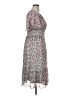 Harper 100% Polyester Floral Gray Casual Dress Size 14 - photo 4