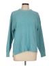 Time and Tru 100% Recycled Polyester Solid Teal Pullover Sweater Size L - photo 1