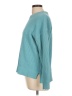 Time and Tru 100% Recycled Polyester Solid Teal Pullover Sweater Size L - photo 5