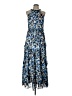 Elliatt Print Blue Casual Dress Size L - photo 1