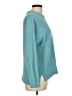 Time and Tru 100% Recycled Polyester Solid Teal Pullover Sweater Size L - photo 4