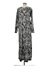 Metropolitan Gray Casual Dress Size M - photo 2