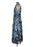 Elliatt Print Blue Casual Dress Size L - photo 5