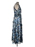 Elliatt Print Blue Casual Dress Size L - photo 4