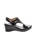 Naturalizer 100% Leather Black Sandals Size 10 (narrow) - photo 1
