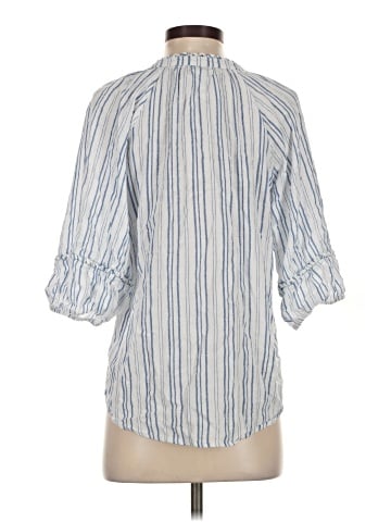 Apiece Apart 3/4 Sleeve Button-Down Shirt (view 2)