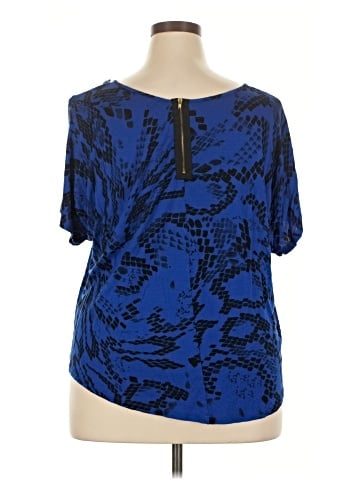 Eyeshadow Short Sleeve Blouse (view 2)