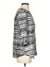 Milano 100% Polyester Silver 3/4 Sleeve Blouse Size S - photo 4
