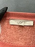 Ann Taylor LOFT 100% Polyester Hearts Pink Sweatshirt Size M - photo 7