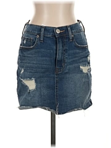 Aero Denim Skirt (view 1)