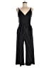 Kaileigh Stripes Black Jumpsuit Size M - photo 1