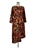 Jaclyn Smith Print Brown Casual Dress Size XL - photo 1